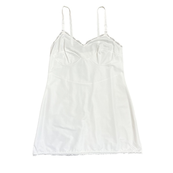 Vintage white body con mini slip - Picture 3 of 11